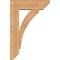 Ekena Millwork Thorton Slat Smooth Bracket w/ Offset Brace, Western Red Cedar, 7 1/2"W x 24"D x 36"H BKT0806X24X36THR06SWR - alternate 4